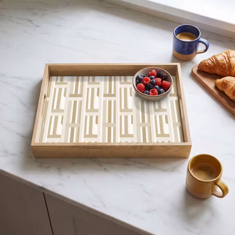 Dienblad - Modern - Geometrisch - Beige — 4