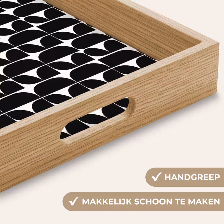Dienblad - Modern - Geometrisch - Zwart — 5