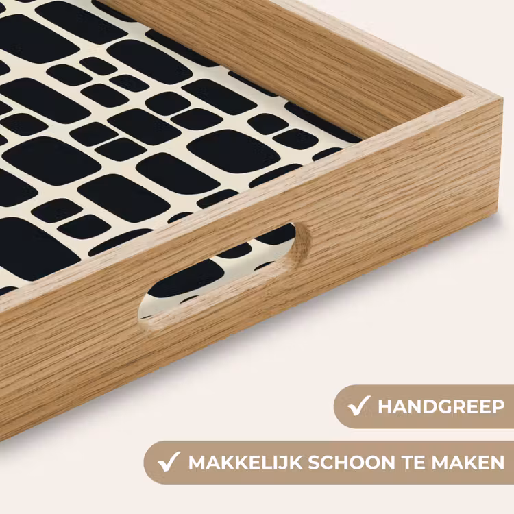 Dienblad - Modern - Organisch - Zwart — 5