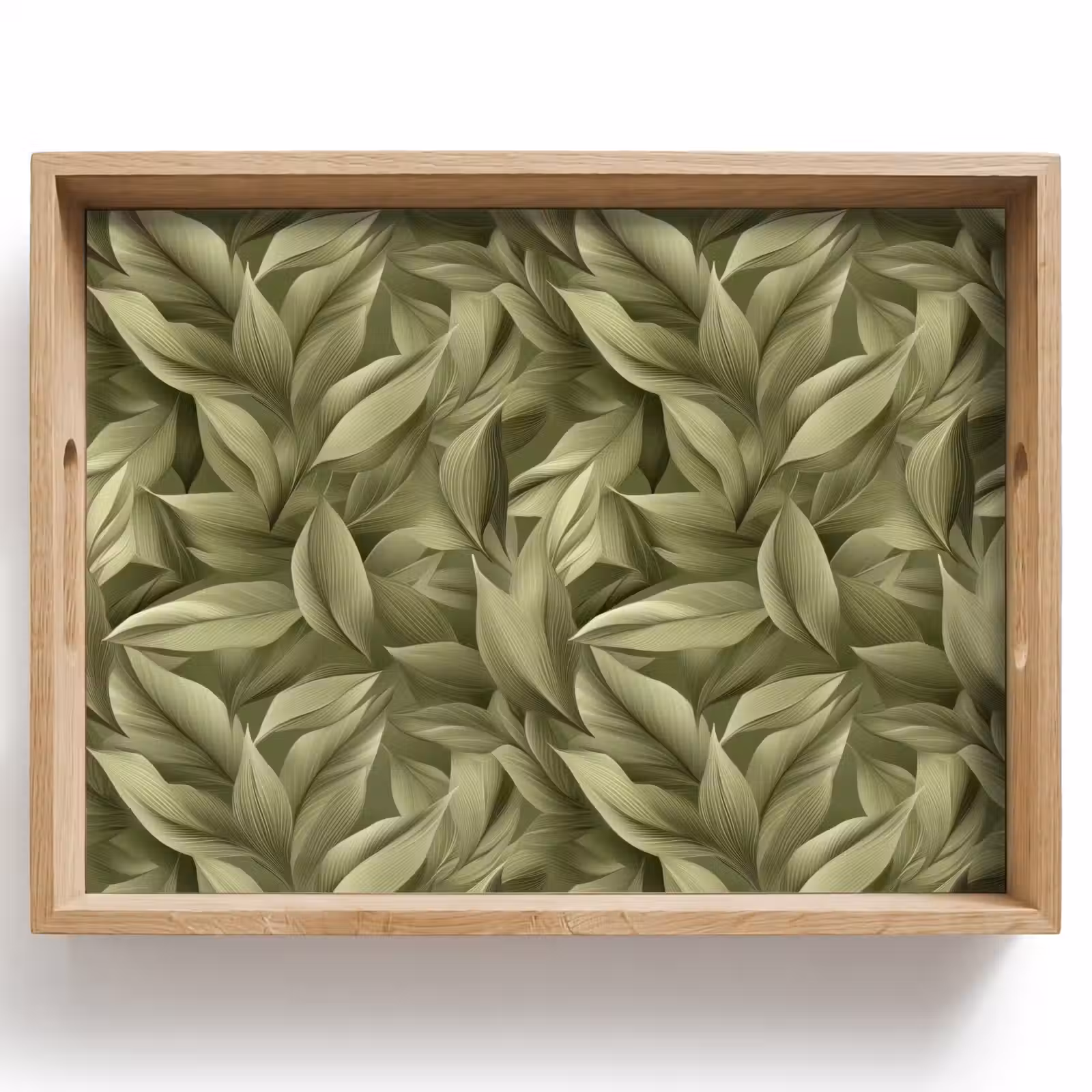 Dienblad - Bladeren - Modern - Groen — 1