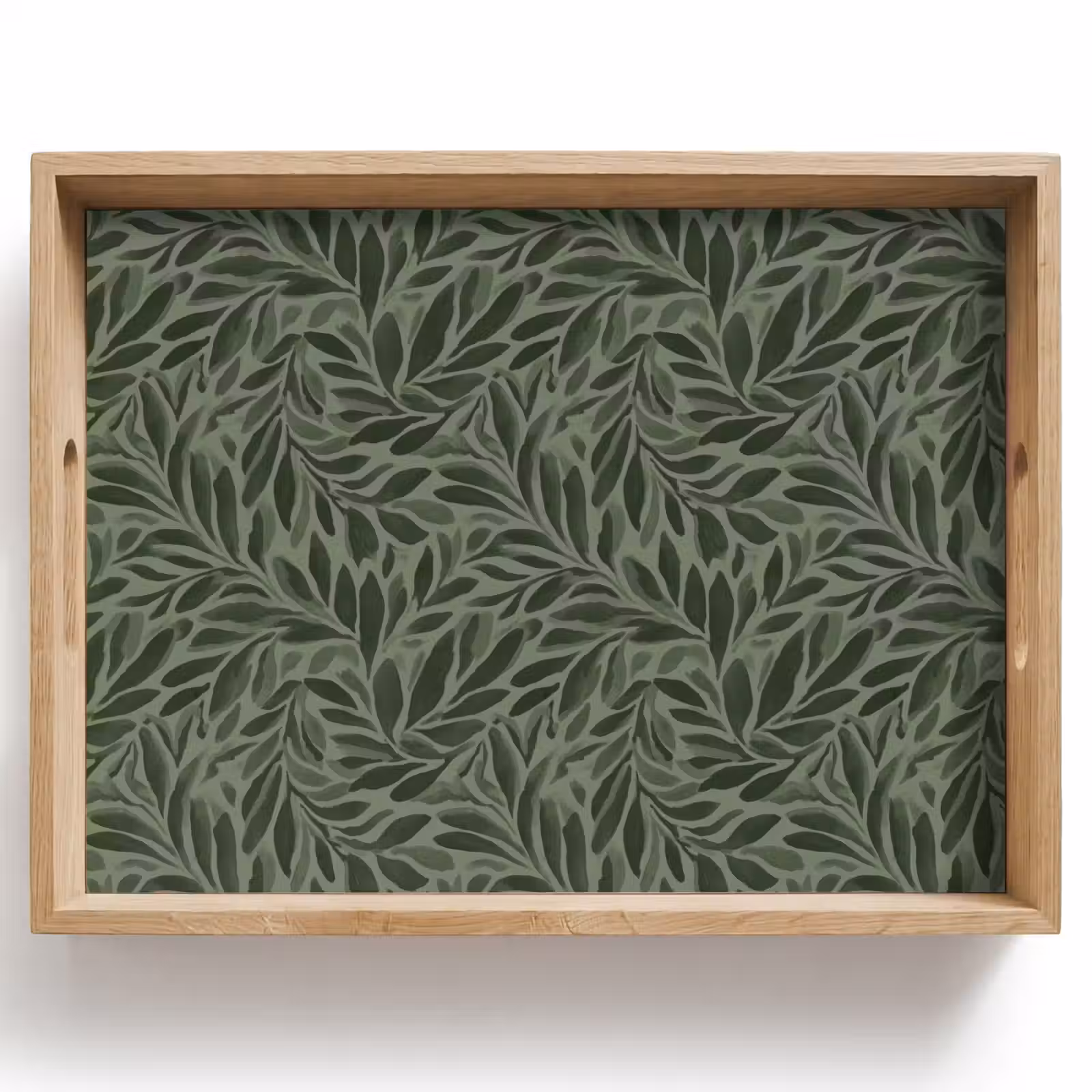 Dienblad - Bladeren - Organisch - Groen — 1