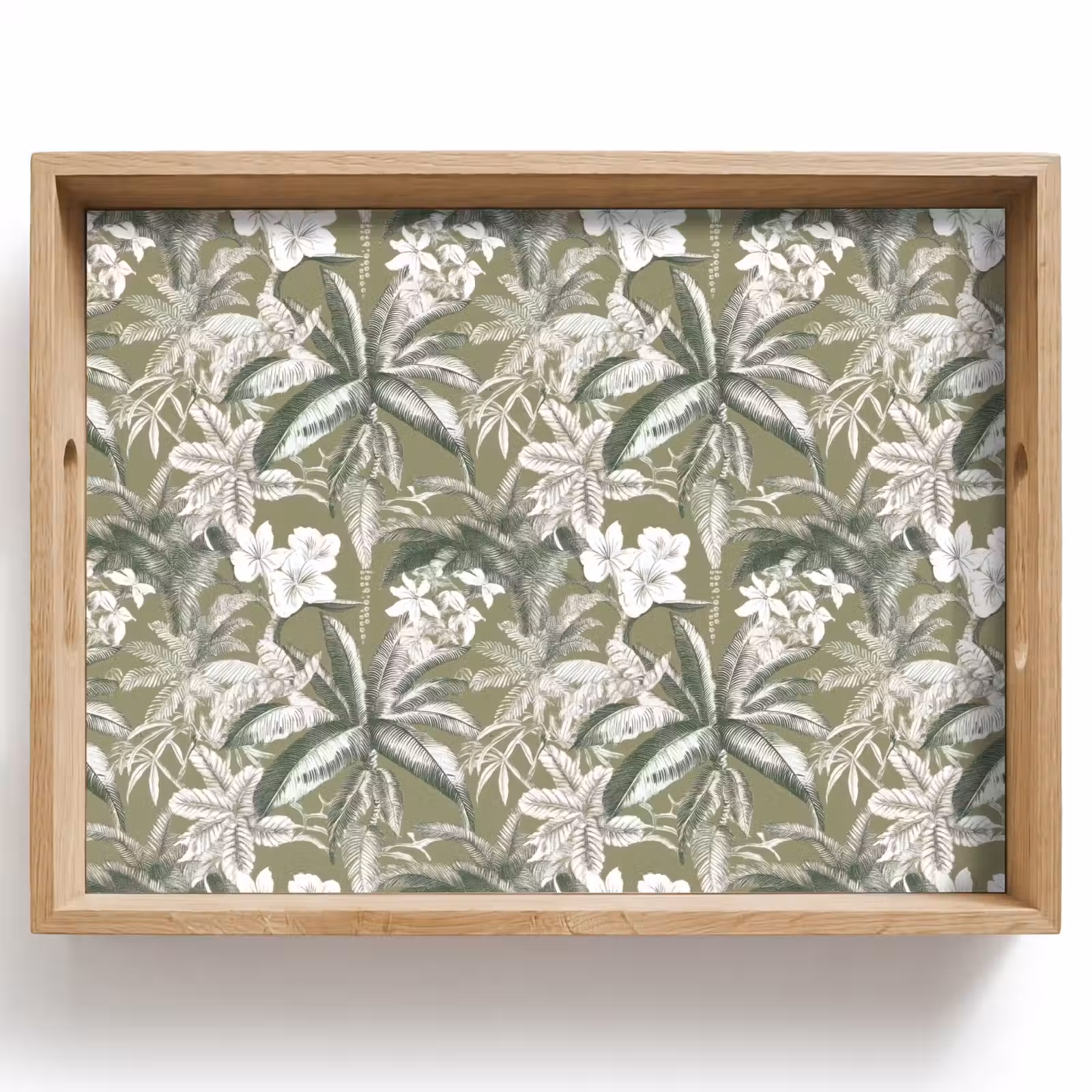 Dienblad - Botanisch - Bloemen - Groen — 1