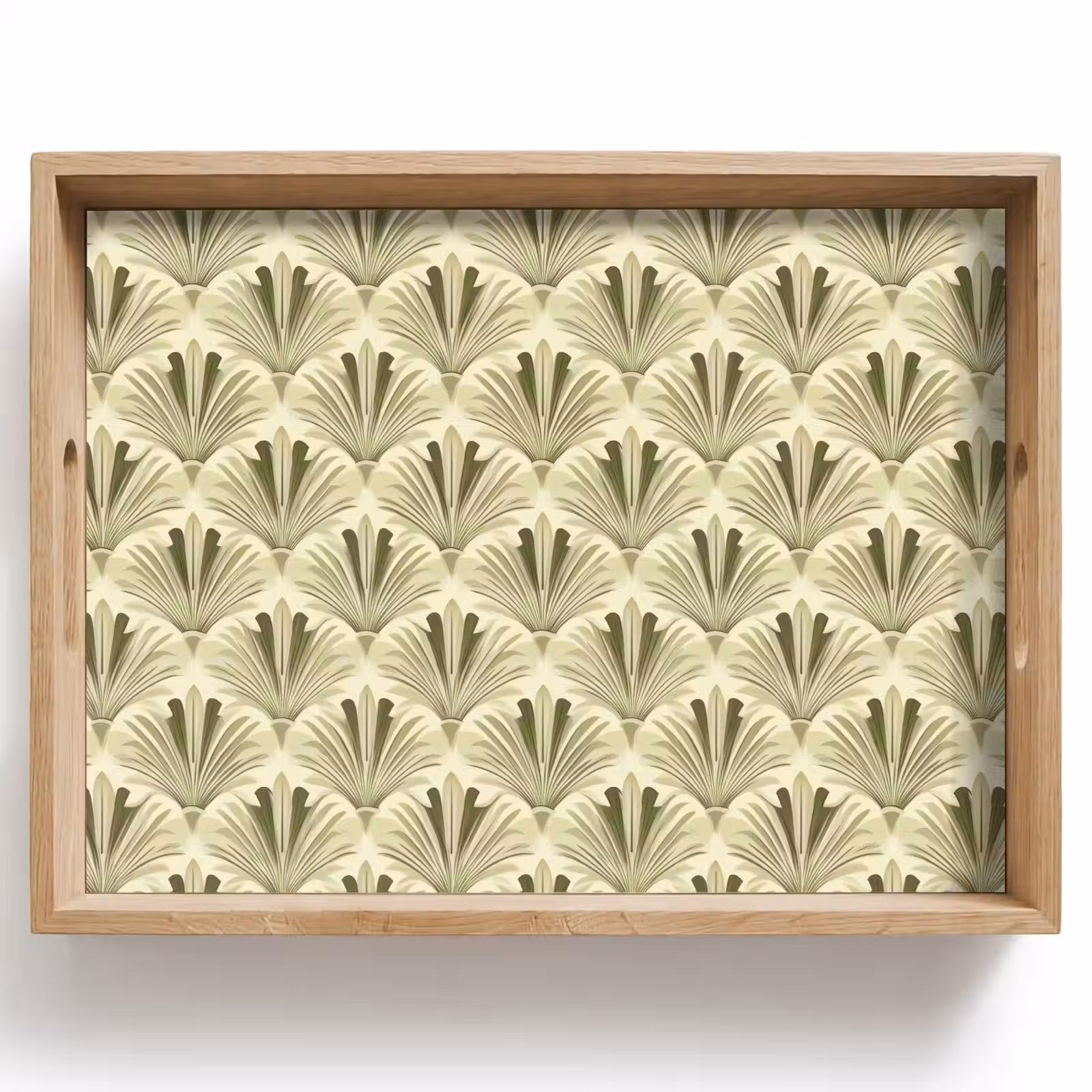 Dienblad - Klassiek - Waaier - Groen — 1
