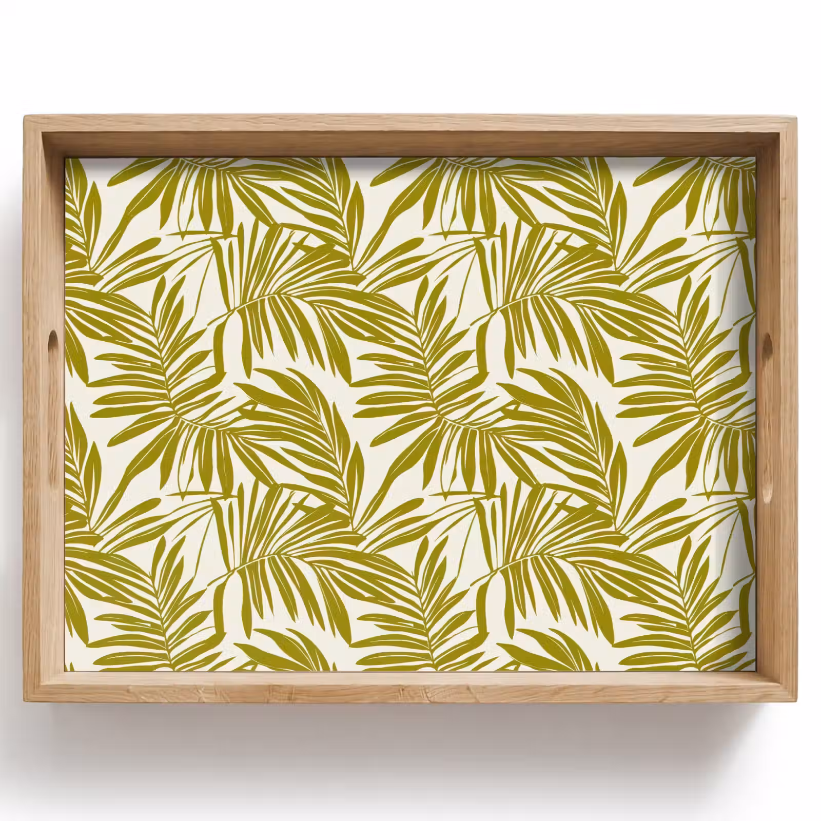 Dienblad - Palmblad - Patroon - Groen — 1