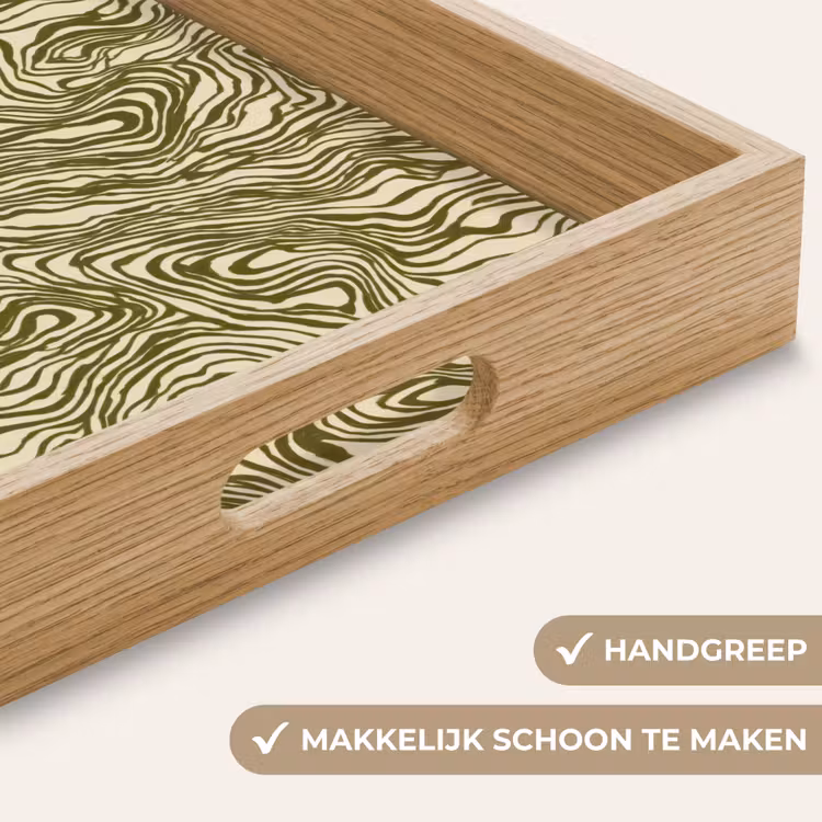Dienblad - Abstract - Marmer - Groen — 5