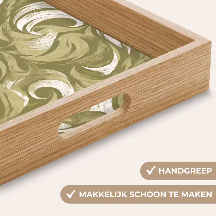 Dienblad - Abstract - Textuur - Groen — 5