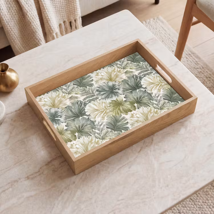 Dienblad - Bladeren - Botanisch - Groen — 2