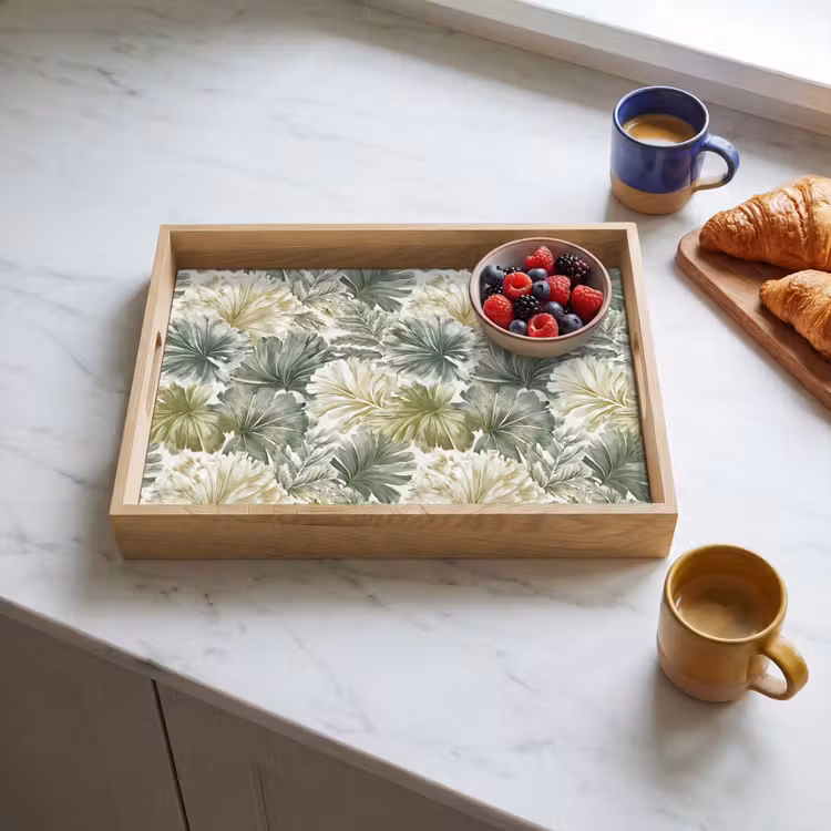 Dienblad - Bladeren - Botanisch - Groen — 4