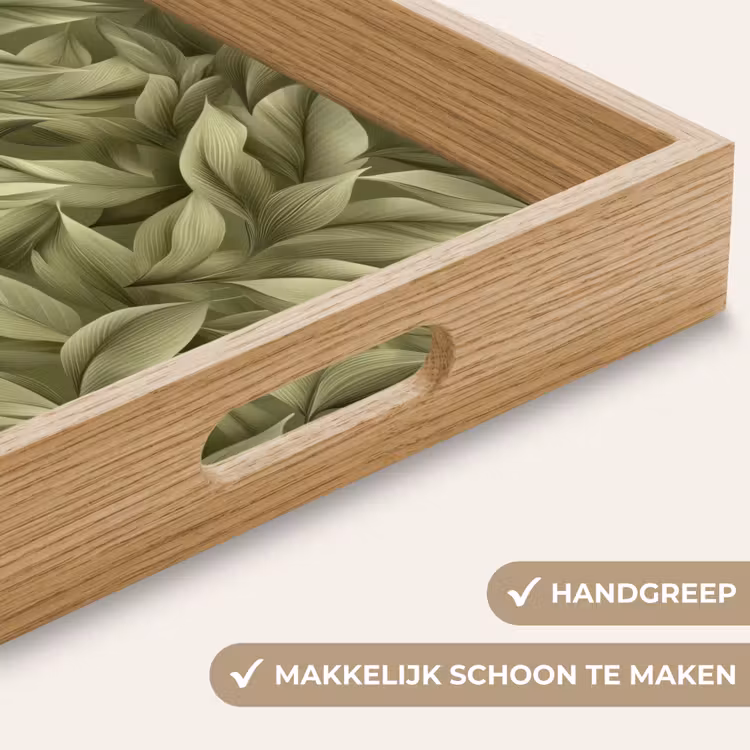 Dienblad - Bladeren - Modern - Groen — 5