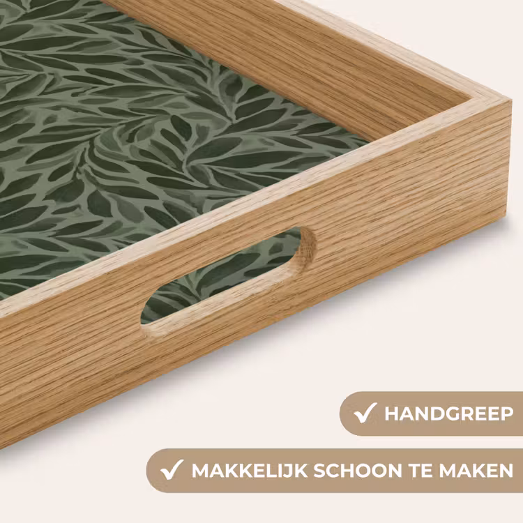 Dienblad - Bladeren - Organisch - Groen — 5