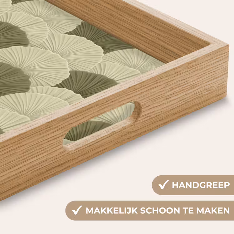 Dienblad - Bladeren - Structuur - Groen — 5