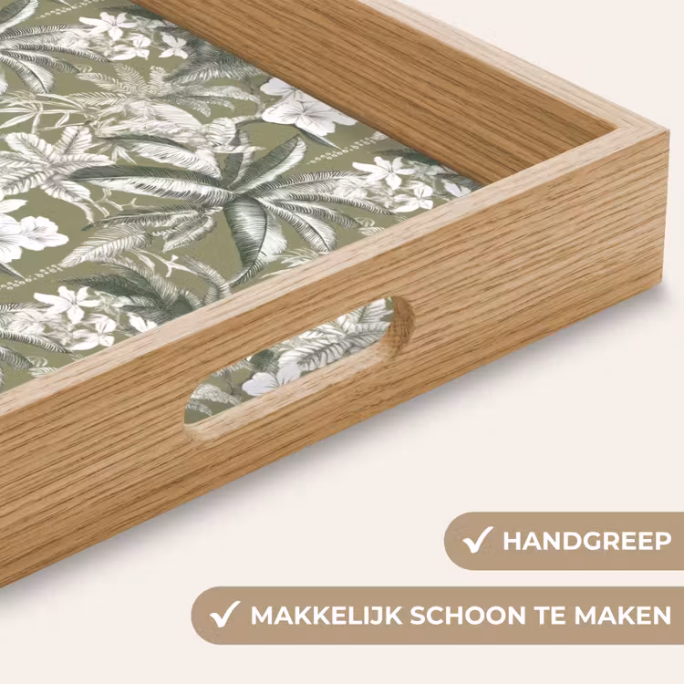 Dienblad - Botanisch - Bloemen - Groen — 5