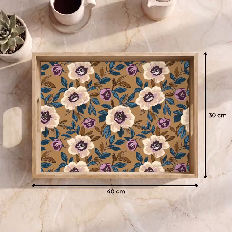 Dienblad - Floraal - Stilleven - Kleurrijk — 9