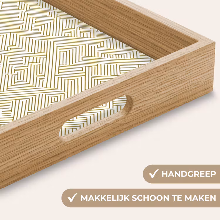 Dienblad - Geometrisch - Lijnen - Groen — 5