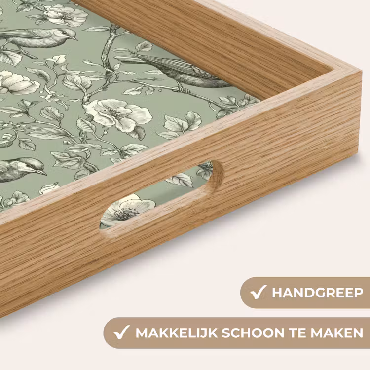 Dienblad - Klassiek - Botanisch - Groen — 5