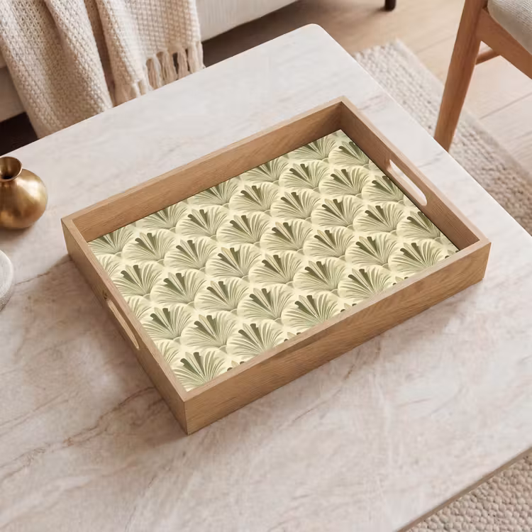 Dienblad - Klassiek - Waaier - Groen — 2