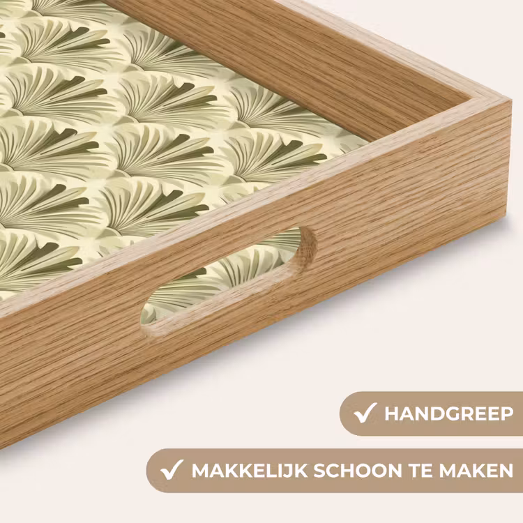 Dienblad - Klassiek - Waaier - Groen — 5