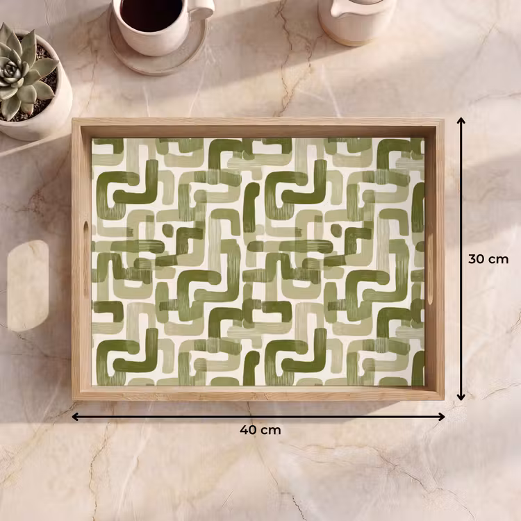 Dienblad - Modern - Grafisch - Groen — 9