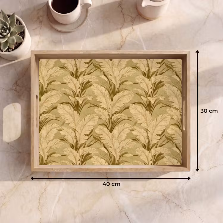 Dienblad - Palmbladeren - Klassiek - Groen — 9