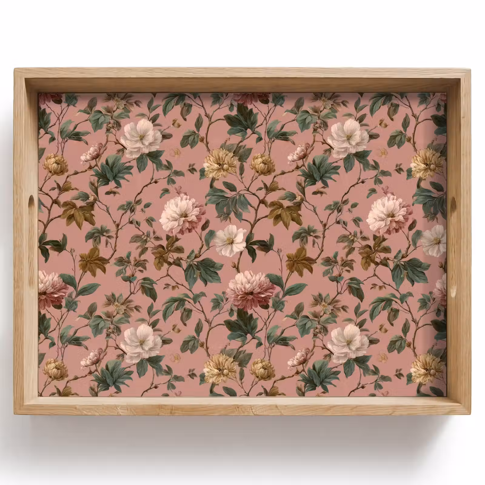 Dienblad - Bloemen - Klassiek - Roze — 1