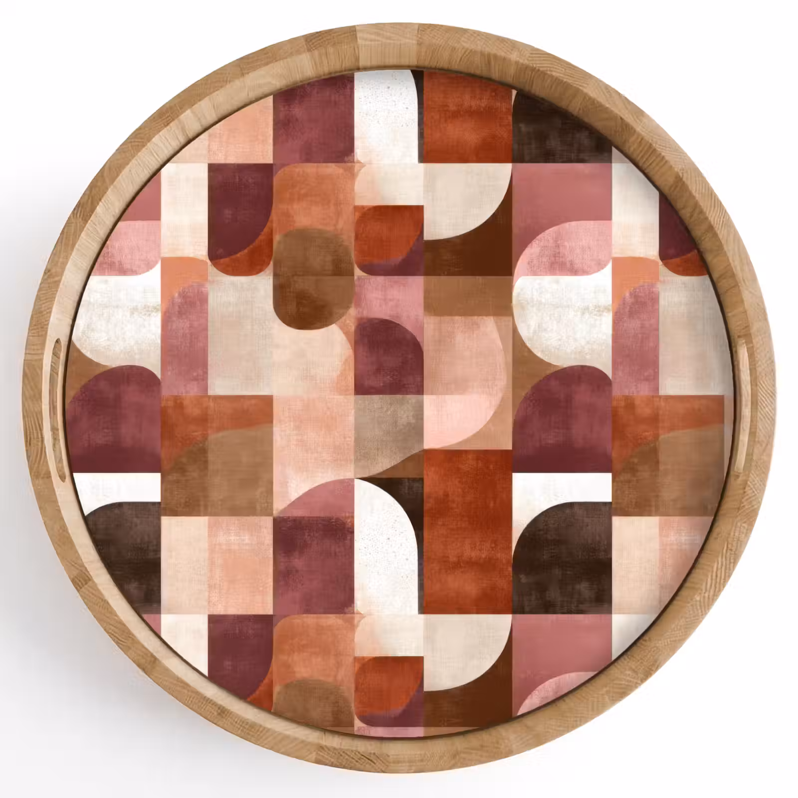 Gepersonaliseerd dienblad - Geometrie - Modern - Retro — 1