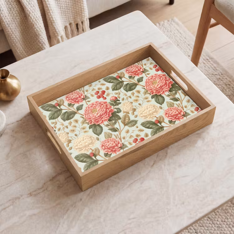 Dienblad - Klassiek - Botanisch - Veelkleurig — 2