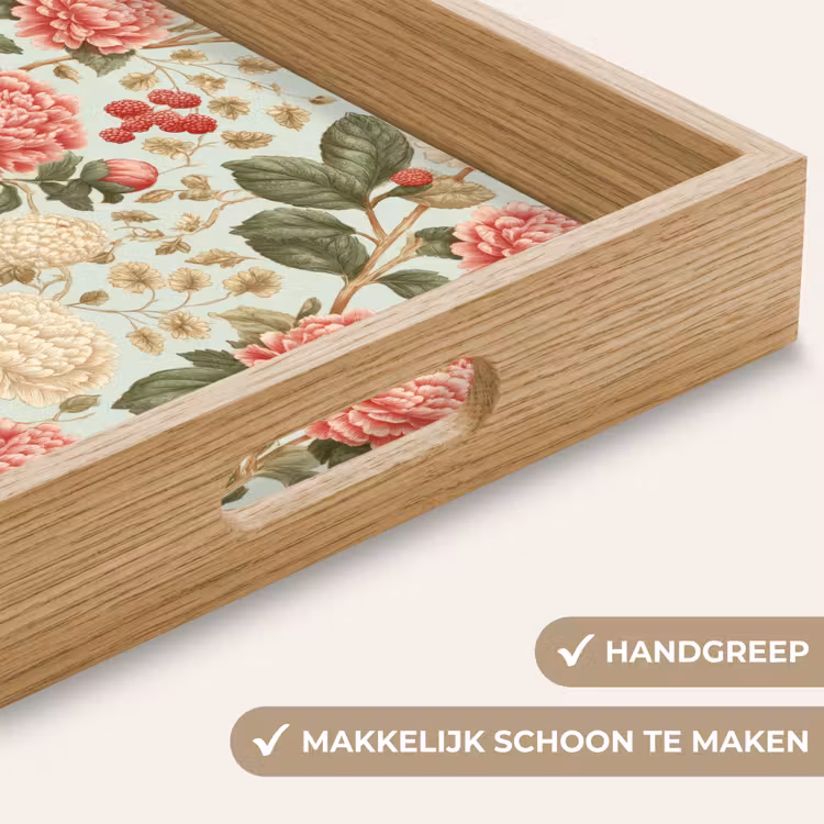 Dienblad - Klassiek - Botanisch - Veelkleurig — 5