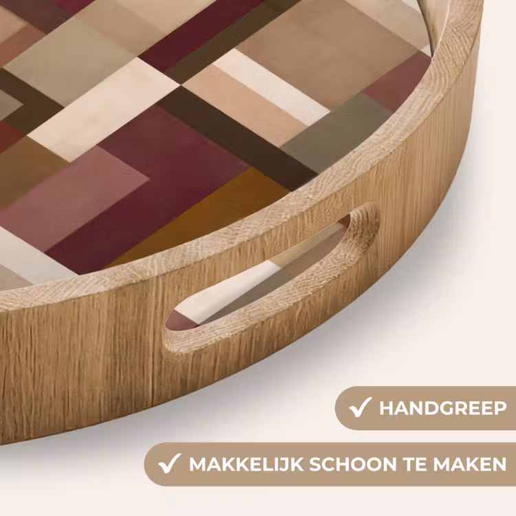 Gepersonaliseerd dienblad - Modern - Geometrie - Kleurrijk — 5