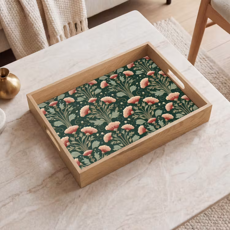 Dienblad - Patroon - Botanisch - Kleurrijk — 2