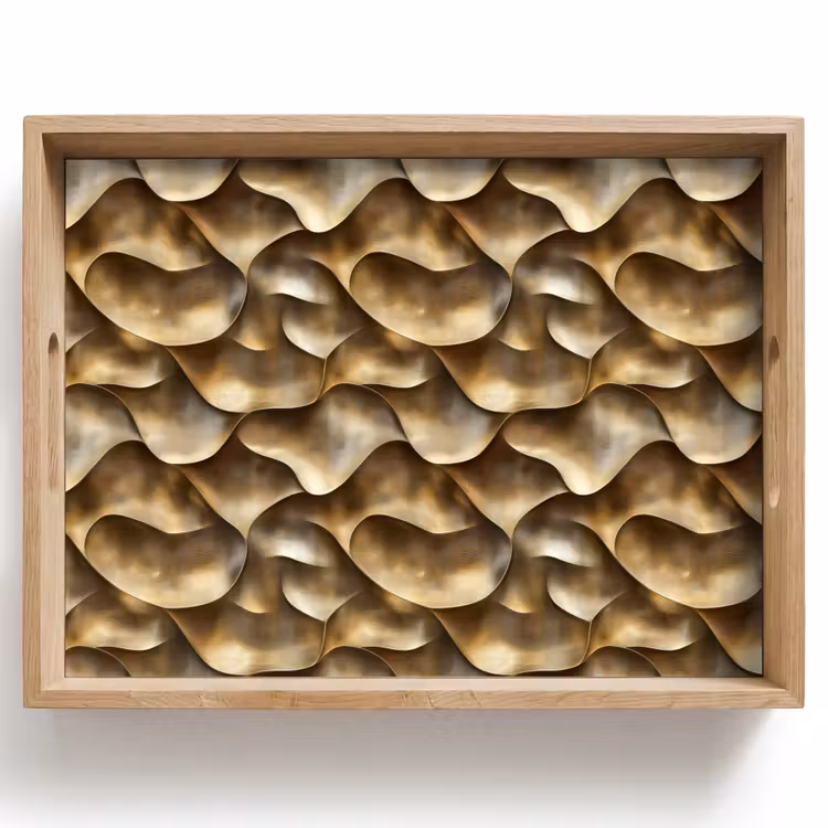 Dienblad - Abstract - Antiek - Goud — 1