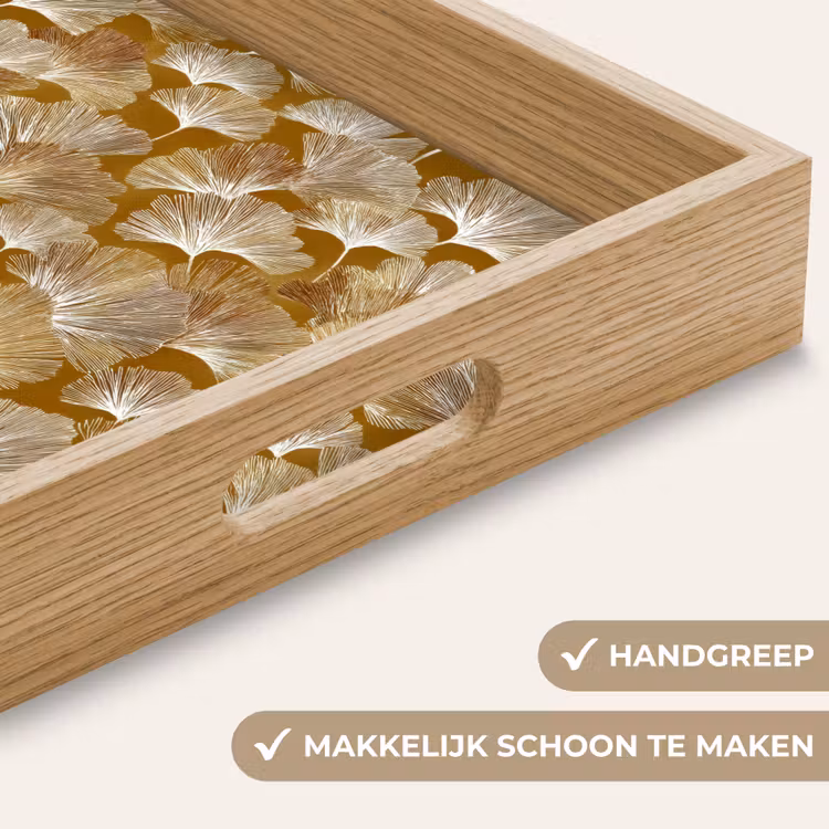Dienblad - Ginkgo - Bladeren - Goud — 5