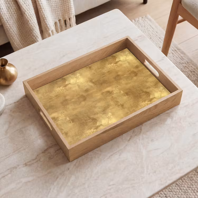 Dienblad - Industrieel - Textuur - Goud — 2