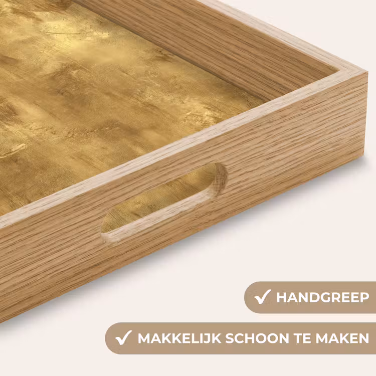Dienblad - Industrieel - Textuur - Goud — 5