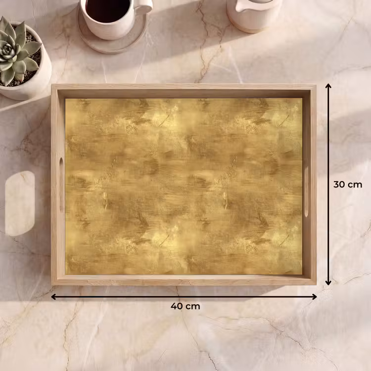 Dienblad - Industrieel - Textuur - Goud — 9