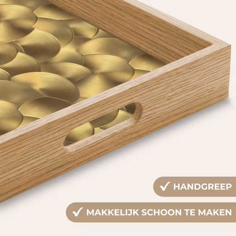 Dienblad - Modern - Cirkel - Goud — 5