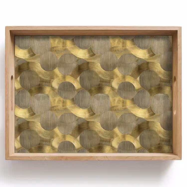 Dienblad - Modern - Geometrisch - Goud — 1