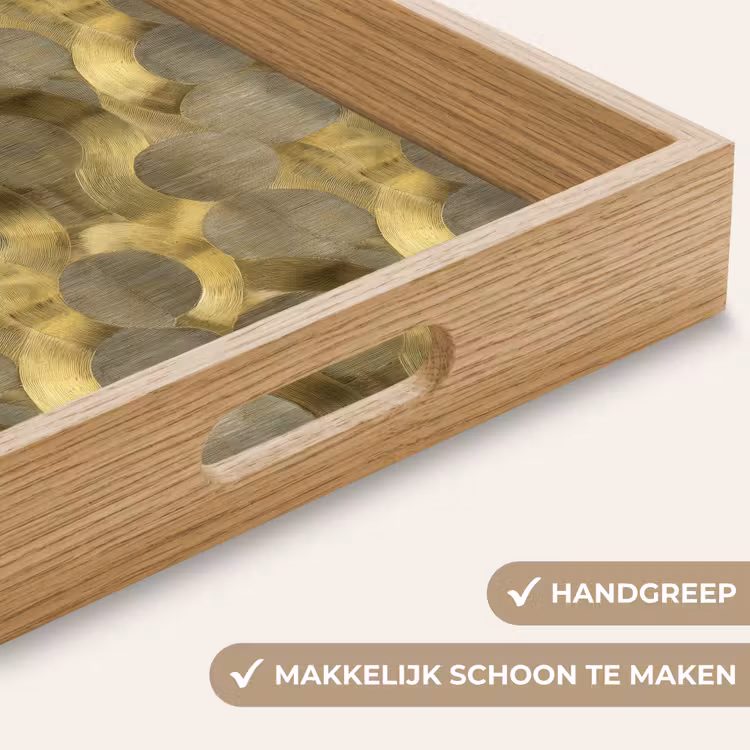 Dienblad - Modern - Geometrisch - Goud — 5