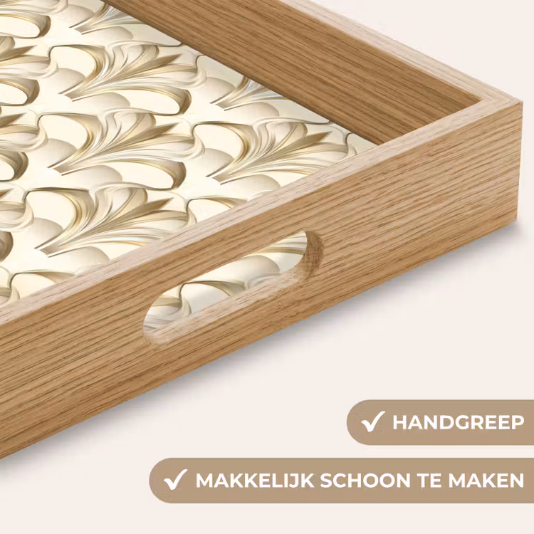 Dienblad - Ornament - Barok - Goud — 5