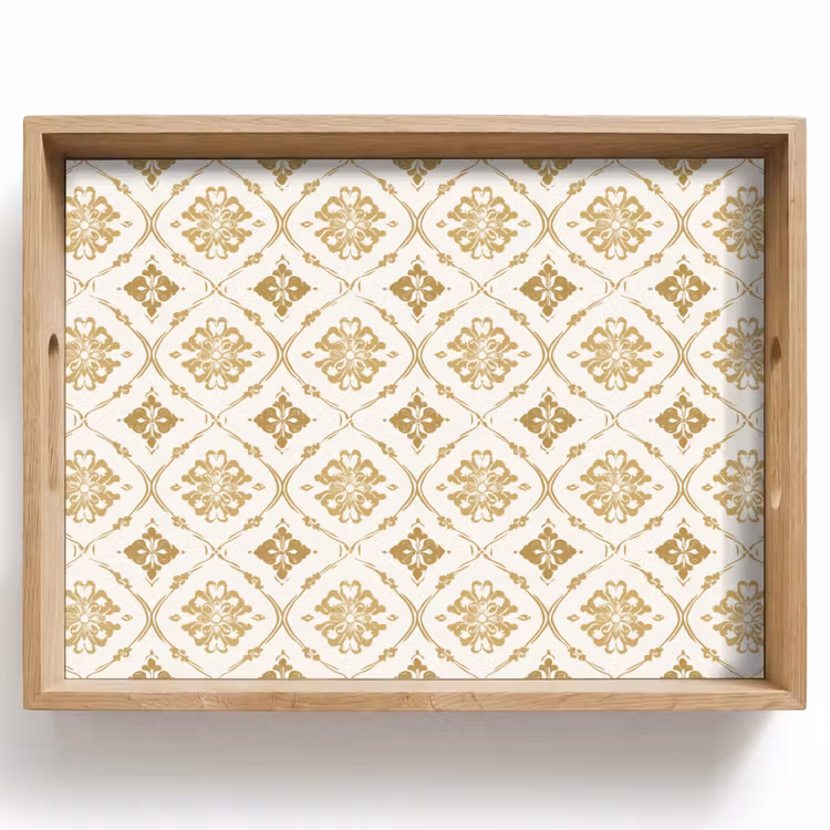 Dienblad - Ornament - Klassiek - Goud — 1