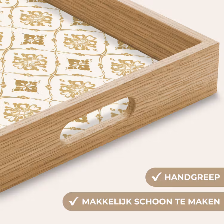 Dienblad - Ornament - Klassiek - Goud — 5