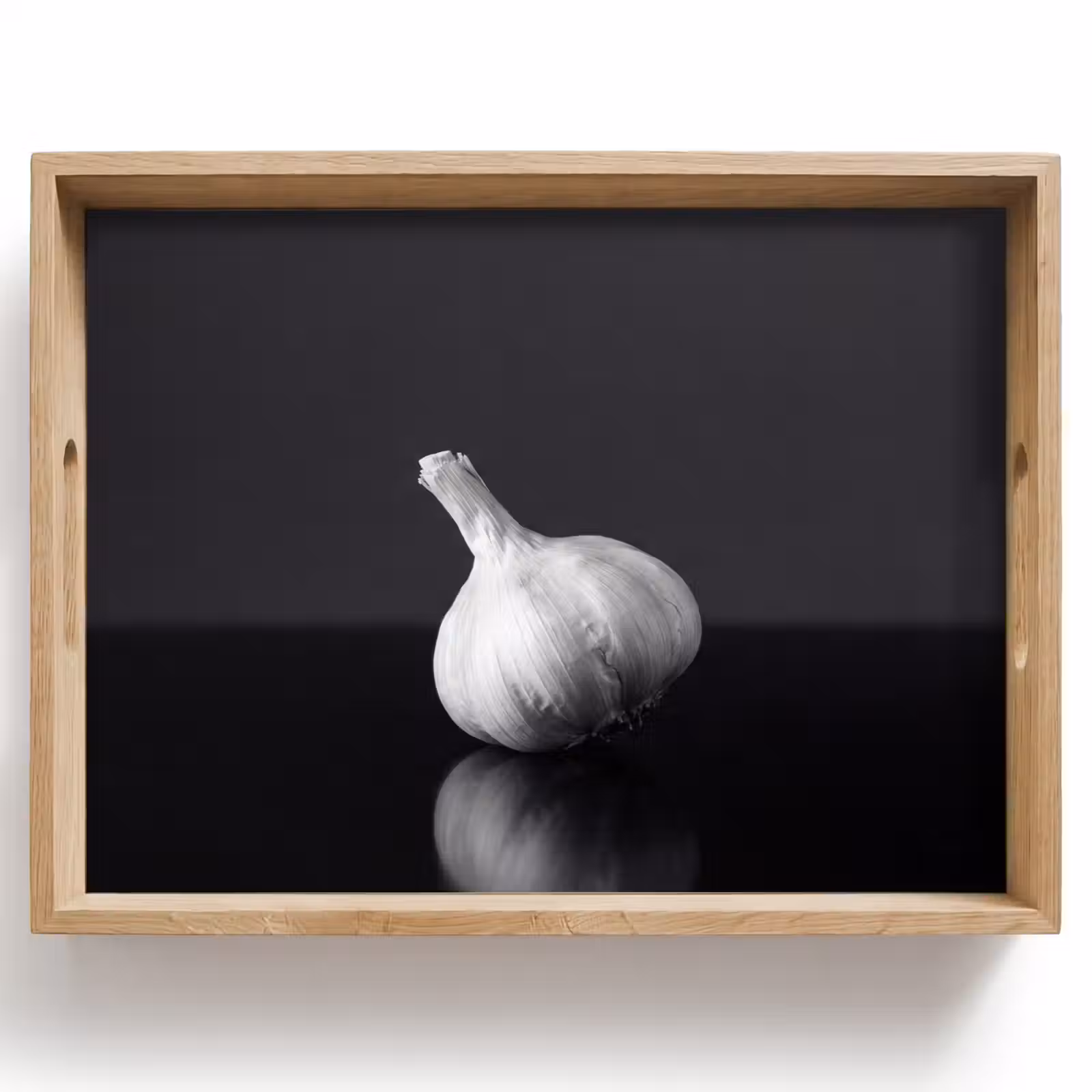 Dienblad - Knoflook - Zwart - Wit — 1