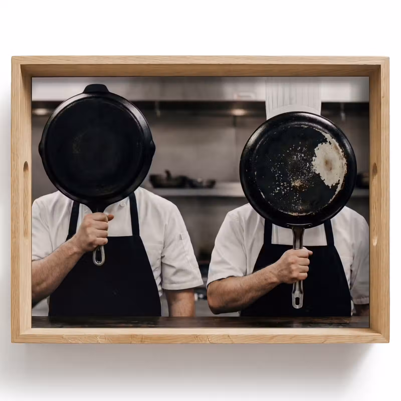 Dienblad - Koks - Koekenpannen - Keuken — 1