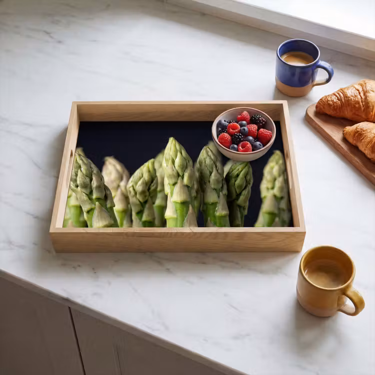 Dienblad - Asperges - Groen - Zwart — 4