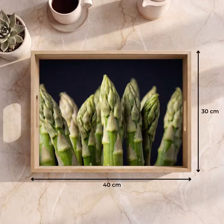 Dienblad - Asperges - Groen - Zwart — 9