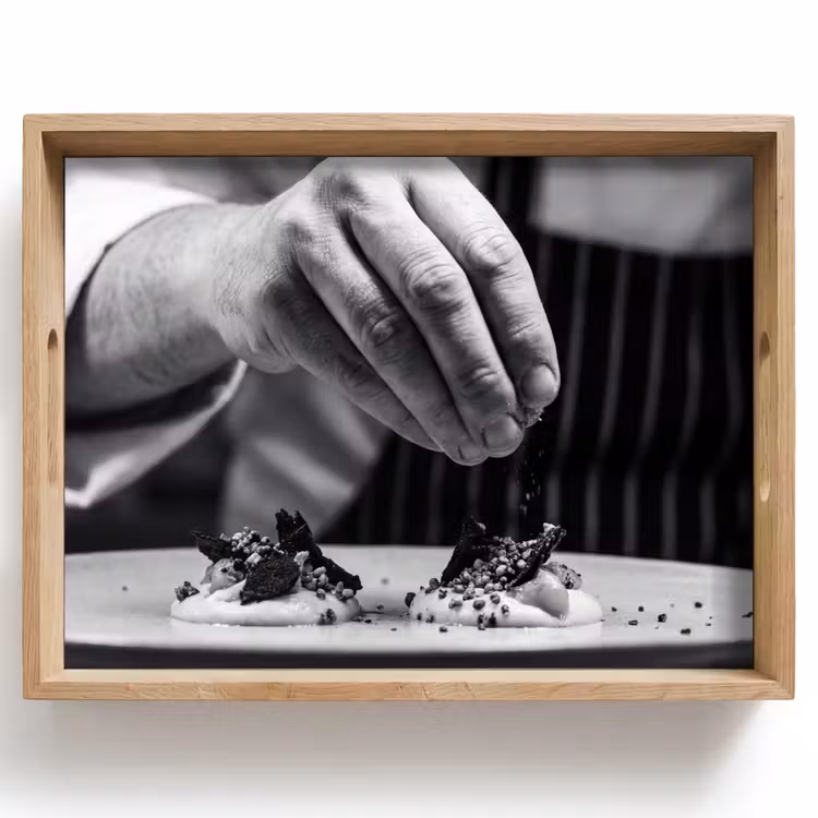 Dienblad - Chef - Garnering - Gerecht — 1