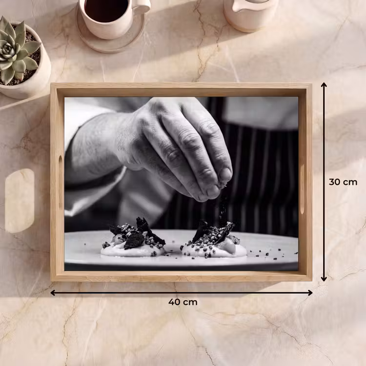 Dienblad - Chef - Garnering - Gerecht — 9