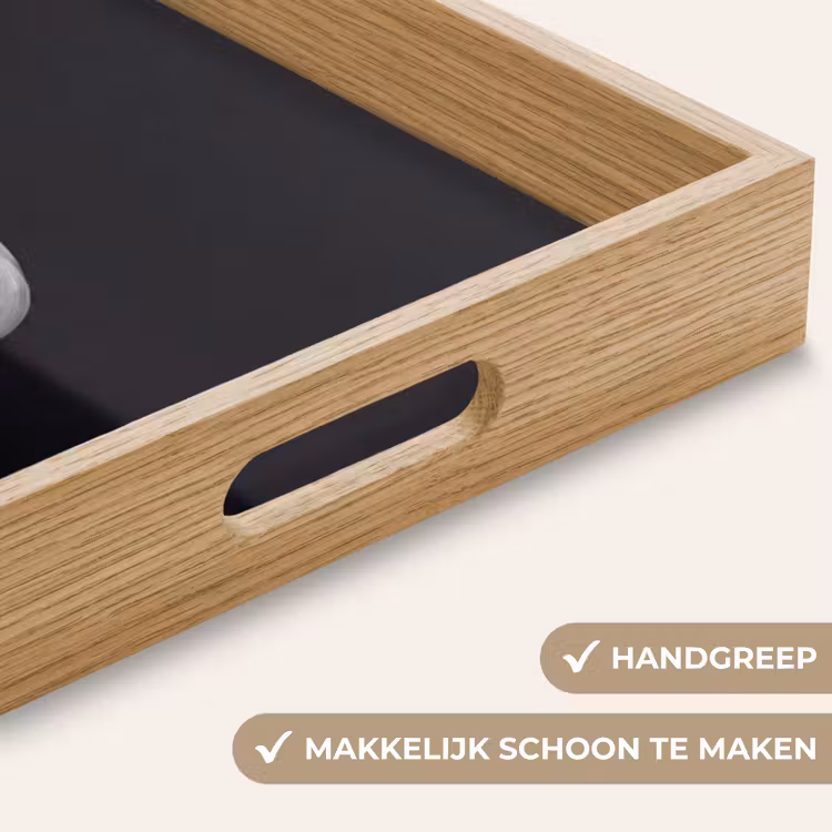 Dienblad - Knoflook - Zwart - Wit — 5