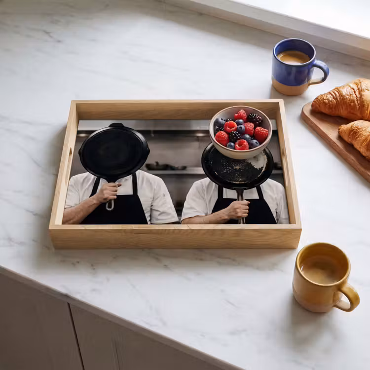 Dienblad - Koks - Koekenpannen - Keuken — 4