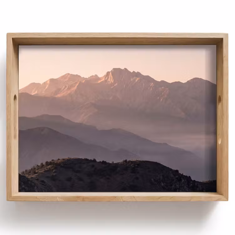 Dienblad - Panorama - Landschap - Bergen — 1