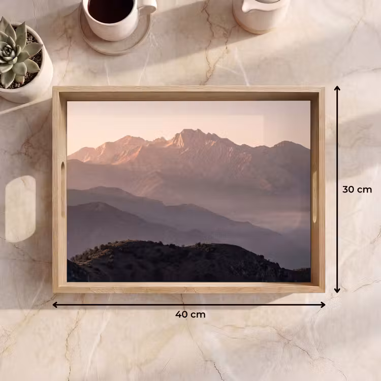 Dienblad - Panorama - Landschap - Bergen — 9